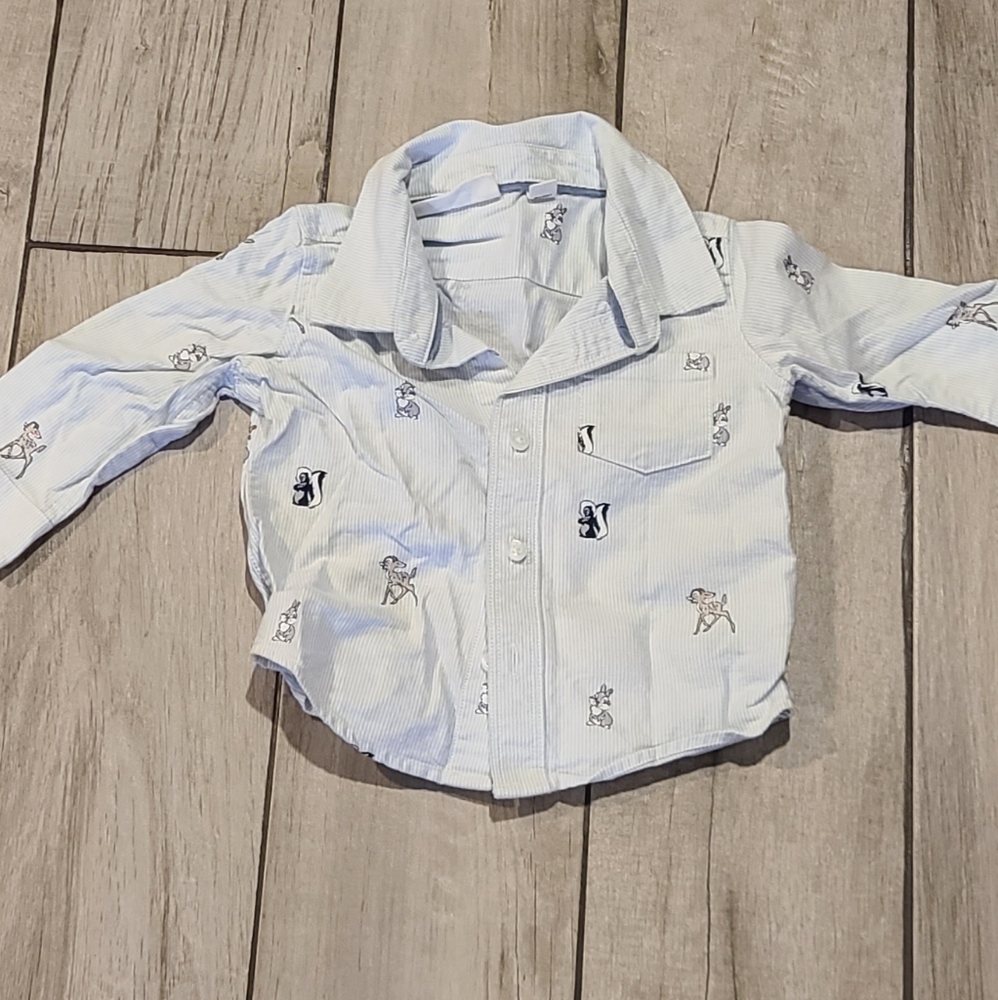 🦔Baby gap Bambi Disney button down🌻